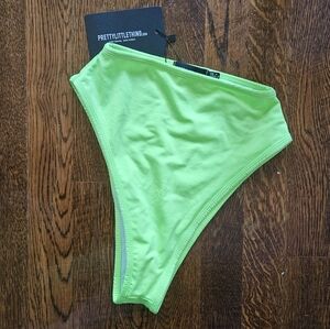 NWT Pretty Little Thing High waisted neon bottoms
